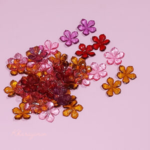 گل کریستال شفاف